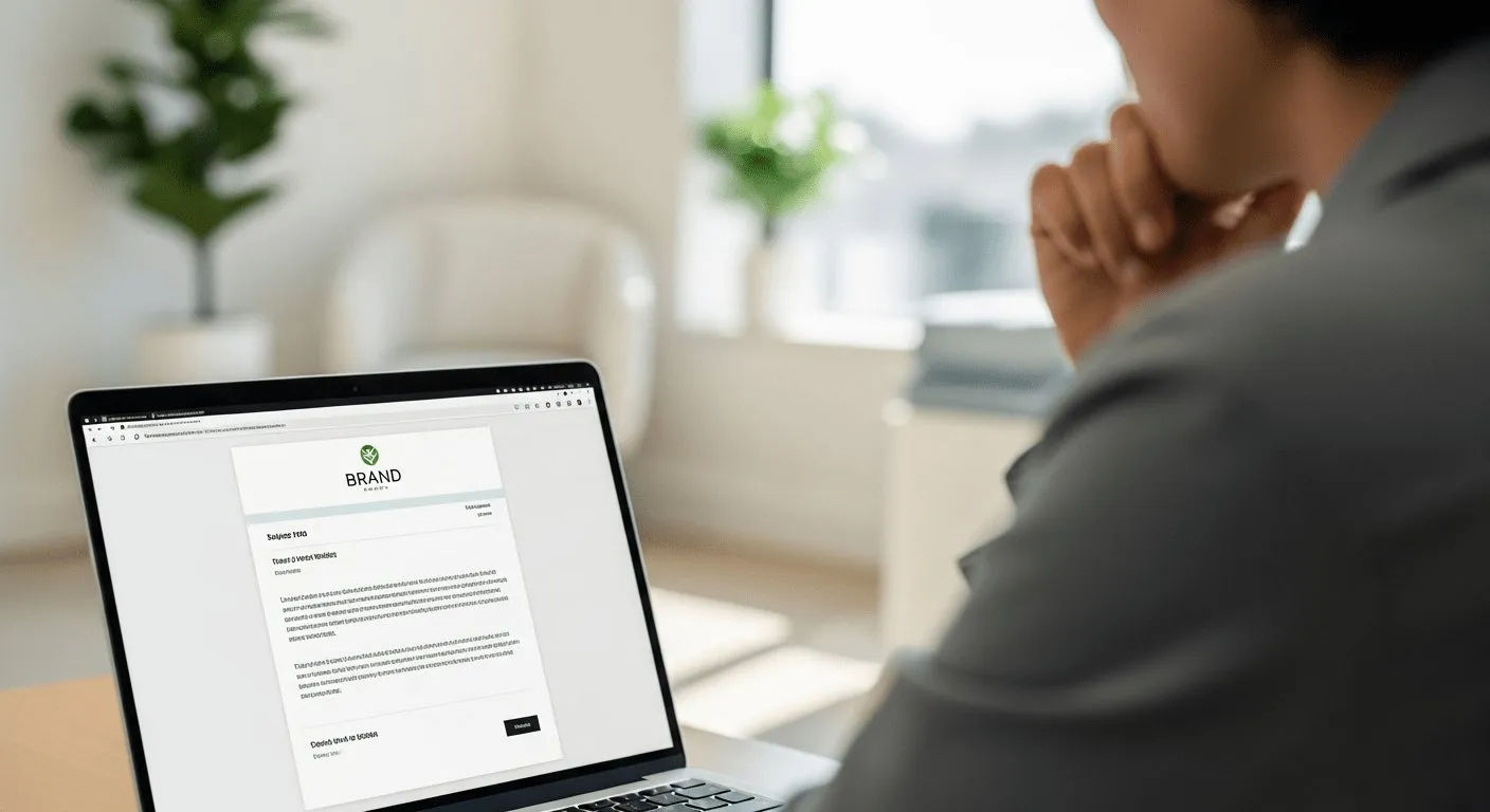 Healthcare email marketing concept with medical icons