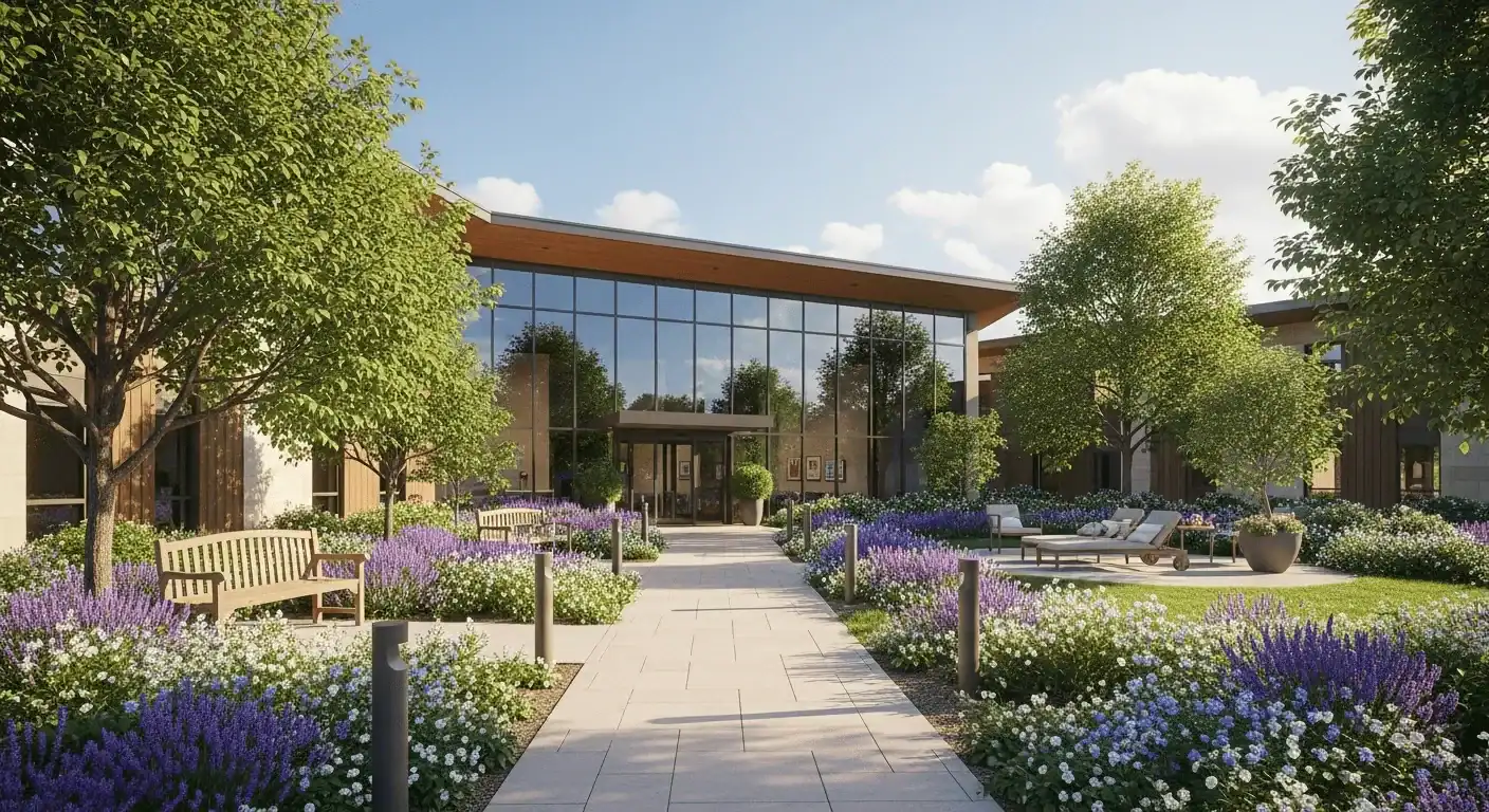 Digital marketing strategy for treatment facilities showing remarketing benefits.