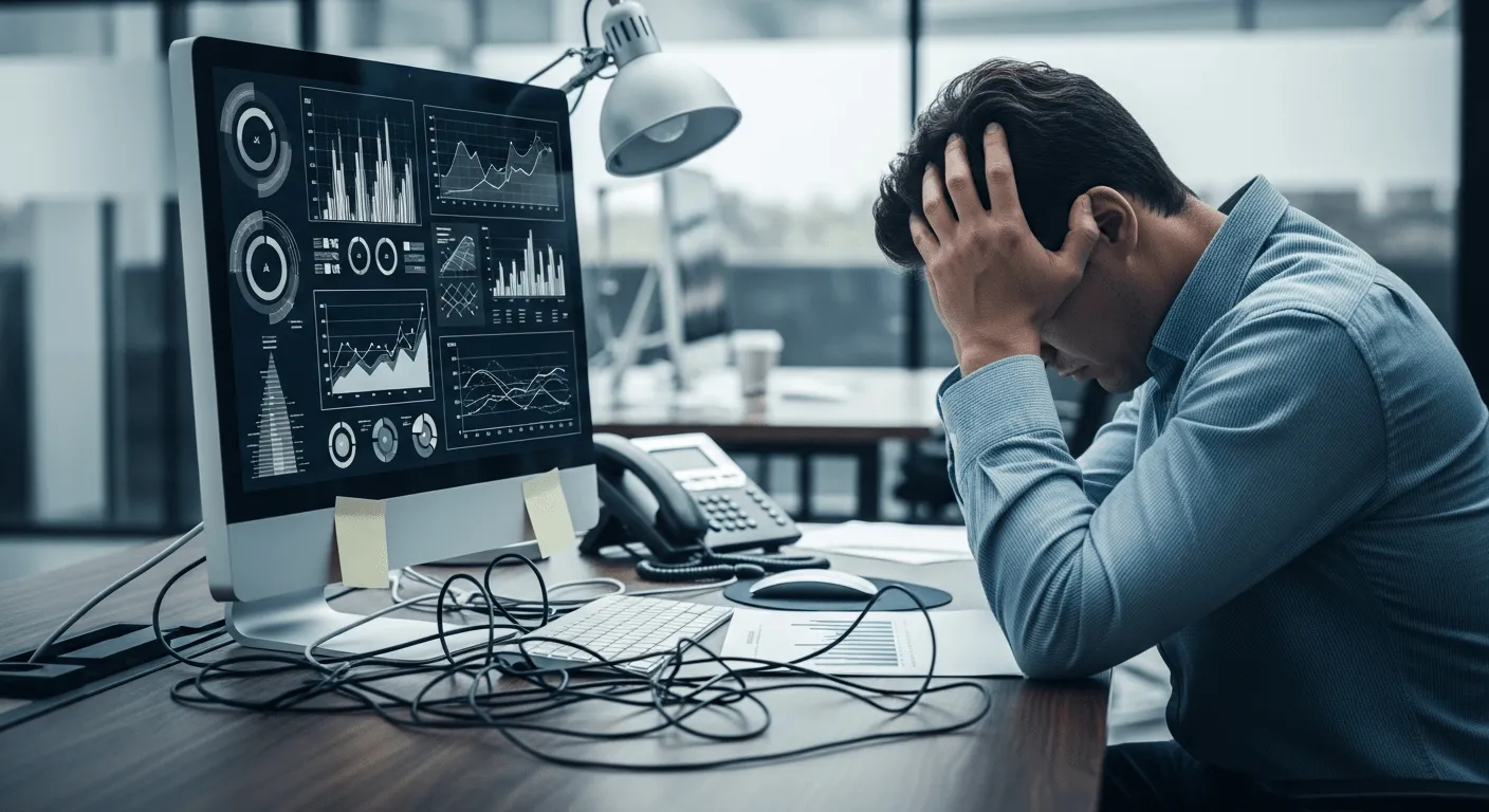 A professional reviewing SEO metrics for an addiction recovery center