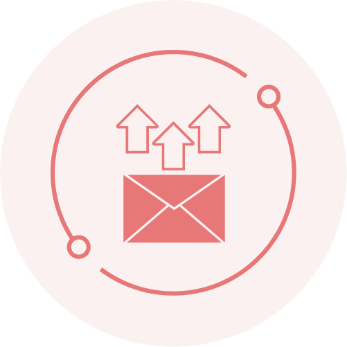 Email marketing service icon